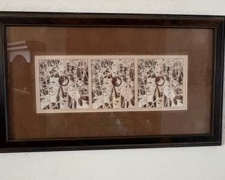 Bev Doolittle Two More Indian Horses Triptych Print