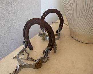 Vintage Western Horseshoe Spurs