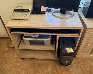 Laminate Computer Desk with Pullout Tray