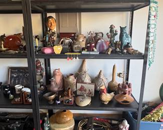 Assorted Southwestern and Novelty Decorative Collectibles Collection