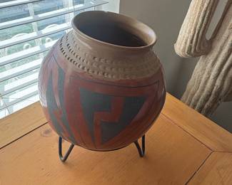 Native American Style HandCoiled Pottery Olla