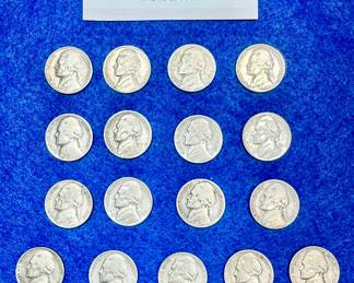 1942-1945 SILVER WARTIME NICKEL COLLECTION
