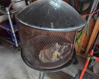 Outdoor fireplace