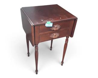 vintage Wood Drop leaf Side Table