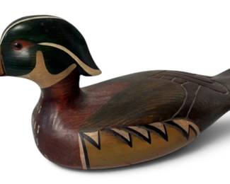 Tom Taber Hand Carved Duck