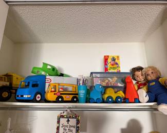 Little tikes, tonka, fisher price, little buddy, building blocks, duplo, Mr.potato head