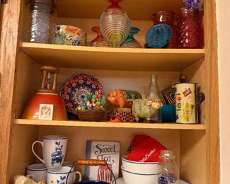 Pyrex, vintage Tupperware, tins, dish set, canning
