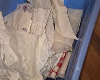 Variety of linens