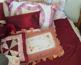 Lots of throw pillows