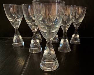 Holmegaard “Princess” Cordial Glasses