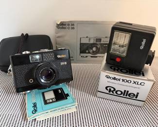 Rollei Camera and Flash