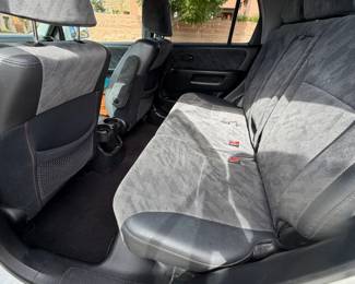 Clean interior.