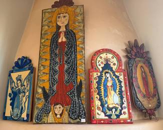 Santa Fe Retablos - Charlie Carillo, Jose Lucero, Jerry Mondragon , Amanda Griego-Quintana and others. 