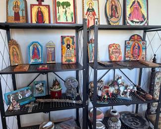 Santa Fe Retablos, Pottery and Painted Ponies