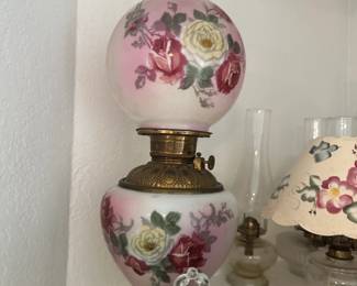 Victorian GoneWithTheWind Oil Lamp