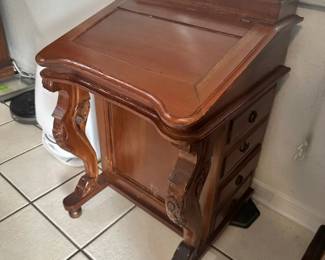 Victorian Revival Mahogany Davenport Desk