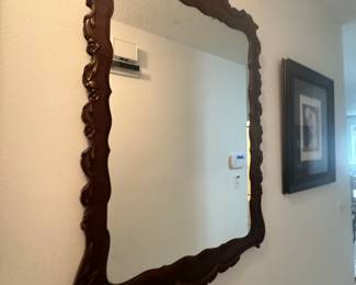 Vintage Rococo Style Wall Mirror