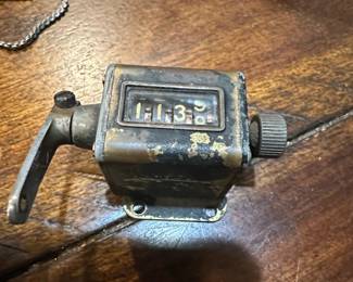 Vintage Mechanical Stroke Counter