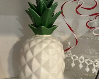 Ceramic Pineapple Decorative Figurine