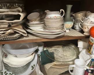 Assorted Vintage China and Glassware Collection