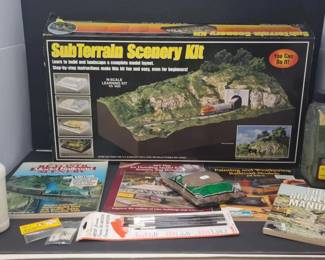 Model Railroad Landscaping Scenery Supplies Woodland Scenics SubTerrain Kit, Books Accessories