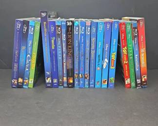 Collection of Disney Pixar Bluray DVD Movies Animated Classics, Special Editions Box Sets