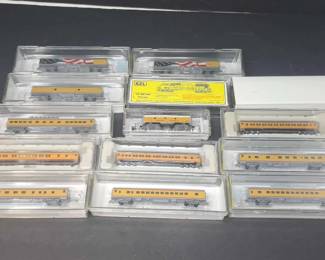 14 Union Pacific Z Scale Model Train Cars MicroTrains Line AZL