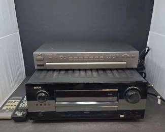 Denon AVRA100 JVC JXS700 Home Theater Audio Video Components Lot, w Remote Controls
