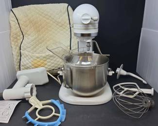 KitchenAid Heavy Duty Stand Mixer with 5Qt. Stainless Steel Bowl, Attachments Accessories