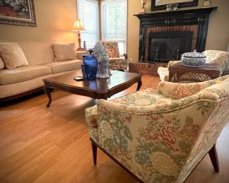 Sofa, Chairs, Tables 