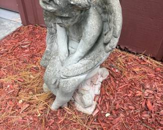 . . . cherub on bench