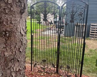 . . . two more wrought-iron pieces