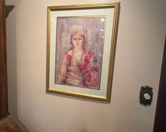 . . . signed Hibel print