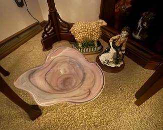 . . . wild and beautiful art-glass bowl