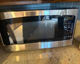 . . . stainless steel microwave