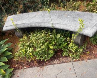 . . . cement bench