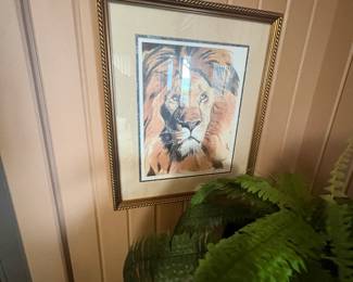 . . . lion print (same artist, I believe)