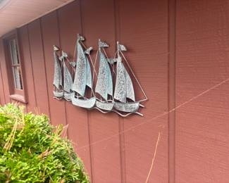 . . . yard art ships!