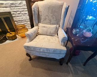 . . . very nice Queen Ann-style wing chair