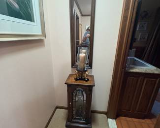 . . . cute mini curio and accent mirror