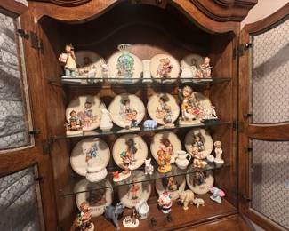 . . . an entire cabinet filled with Hummels