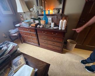 . . . two stylish legal-sized file cabinets!
