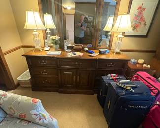 . . . mirrored woman's dresser -- ignore goofy guy in mirror!