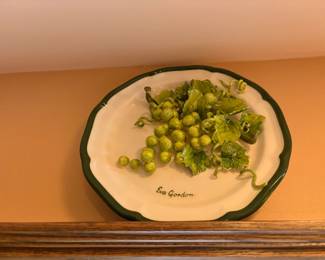 . . . grape plate by Eva Gordon