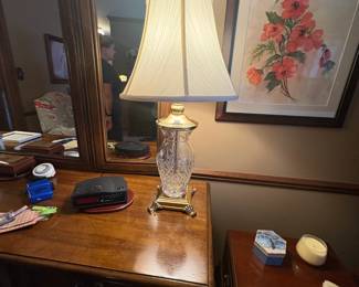 . . . crystal lamp