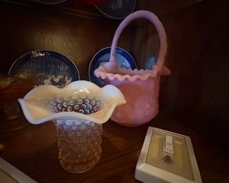 . . . hobnail art glass