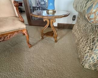 . . . on accent table