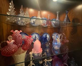 . . . more Fenton and art glass
