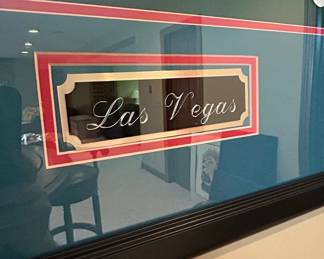 Vintage Las Vegas Casino Blackjack Shadow Box Display second image