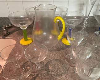 Estate Assortment of Vintage Barware and Novelty Glassware fifth image